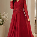 NF-6355 Shocking Pink Chiffon Coat