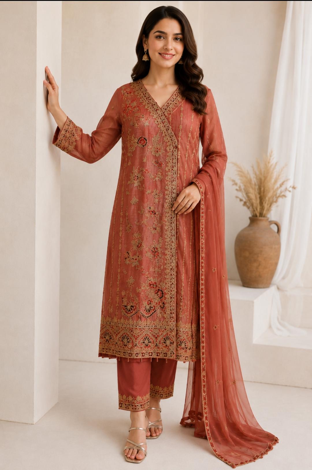 NF-6361 Tea Pink Maisori Shirt