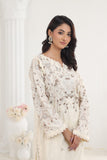 NF-5741 O.White Silk Stitched 2Pc Suit