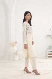 NF-5741 O.White Silk Stitched 2Pc Suit