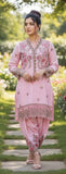 NF-5950 Baby Pink Cotton Stitched 2pc Suit