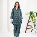 NF-Paisley Navy Blue Printed 2Pc