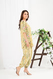 NF- 6694 Lemon Printed Sitiched 2Pc