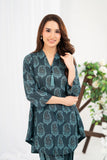 NF-Paisley Navy Blue Printed 2Pc