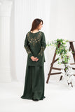 NF-6692 Bottle Green Silk Stitched 2Pc