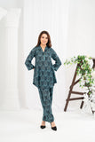 NF-Paisley Navy Blue Printed 2Pc