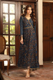 NF-4654 Teal Chiffon Stitched Frock