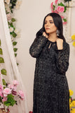 NF-4927 Grey Black Chiffon Stitched Shirt