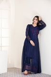 NF-4541 Neavy Chiffon long