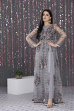 NF-5102 Silver Net Long Stitched Frock