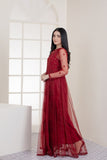 NF-4557 Red Net Long Stitched Shirt