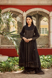 NF-4707 Black Chicken Long Stitched Frock